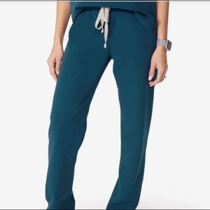 Figs Livingston Basic Scrub Pants Caribbean Blue XS